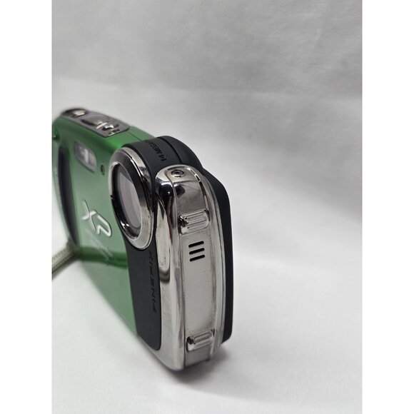 Fujifilm FinePix XP50 Waterproof Digital Camera Green Tested & Working - Picture 10 of 17